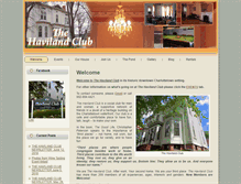 Tablet Screenshot of havilandclub.com